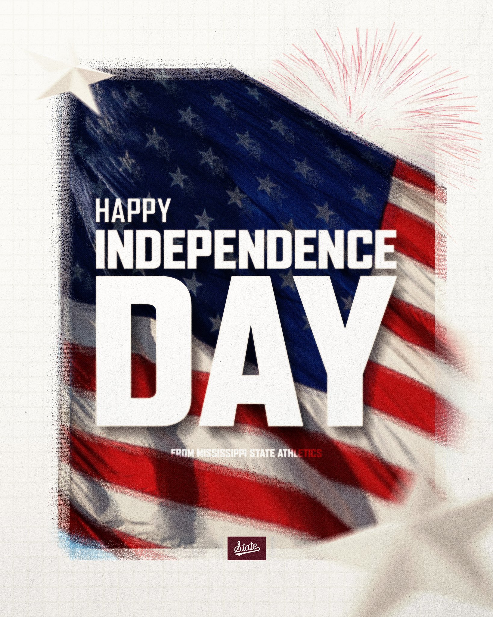 4th of July sports social media graphic