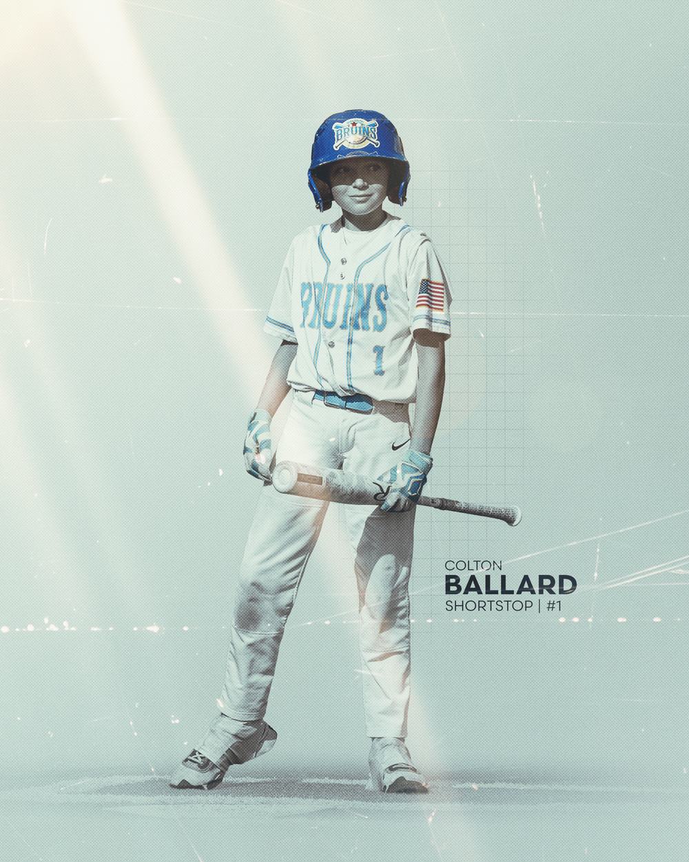 Colton Ballard athlete player poster graphic