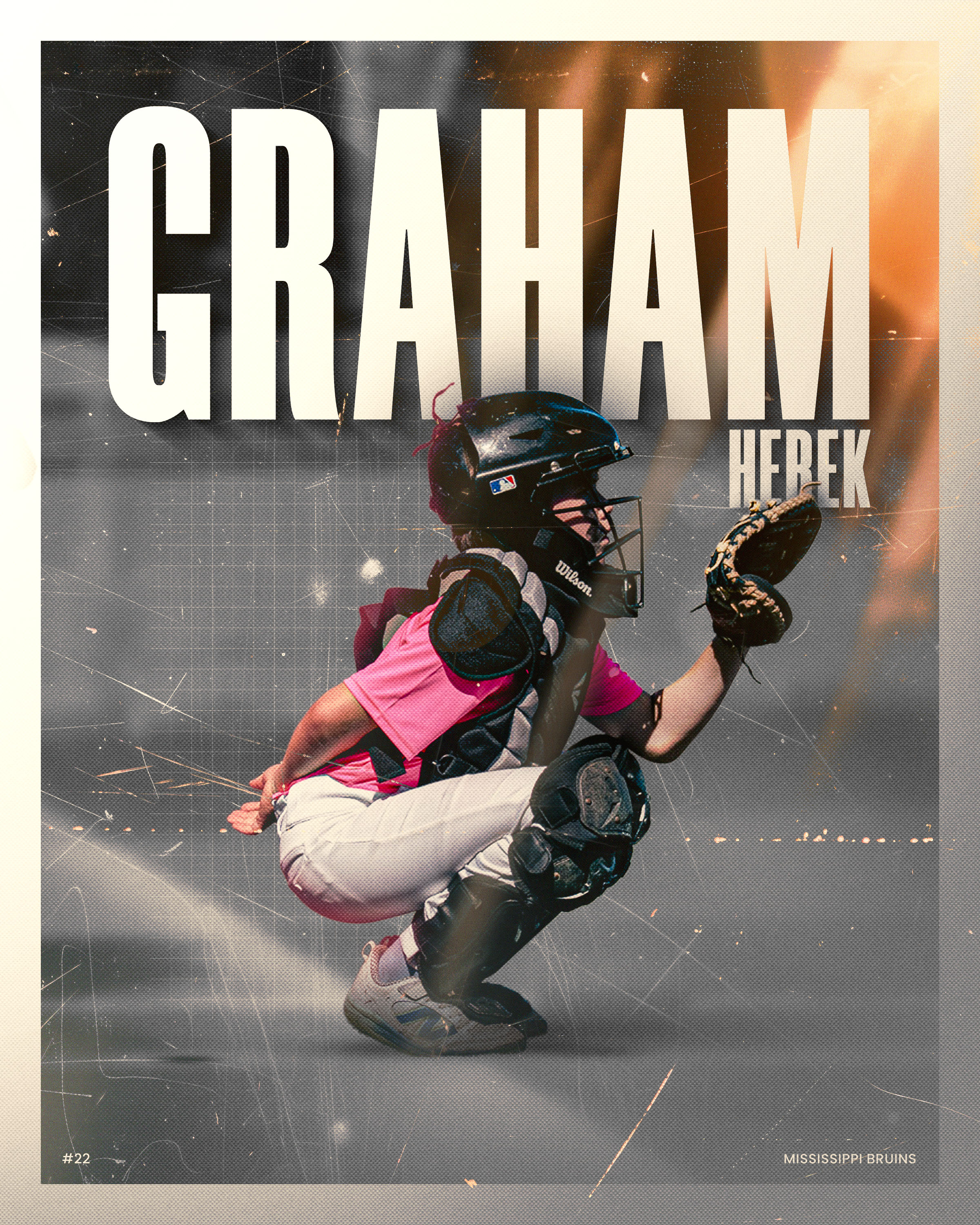 Graham Herek athlete graphic design