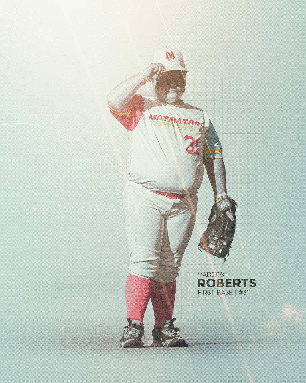 Maddox athlete player poster graphic